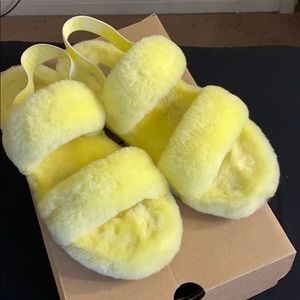 Yellow Ugg Slippers